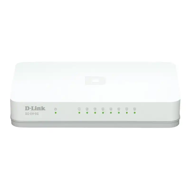 D-Link - Commutateur - non géré - 8 x 10 - 100 - 1000 - de bureau (GO-SW-8G)_1